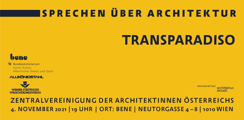 Sprechen über Architektur: transparadiso / ZV Wien